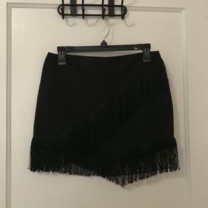 kendal&kylie fringe skirt